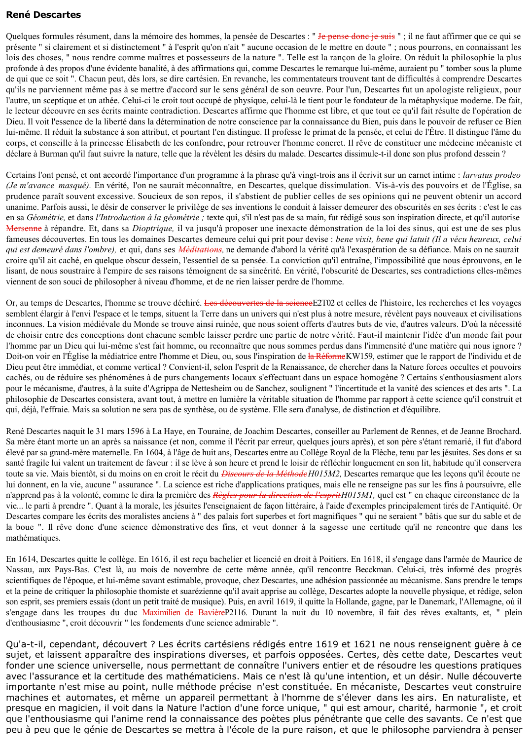 Prévisualisation du document René Descartes