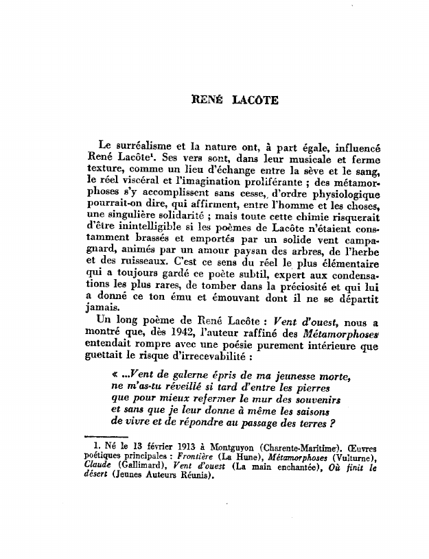 Prévisualisation du document RENÉ LACôTE