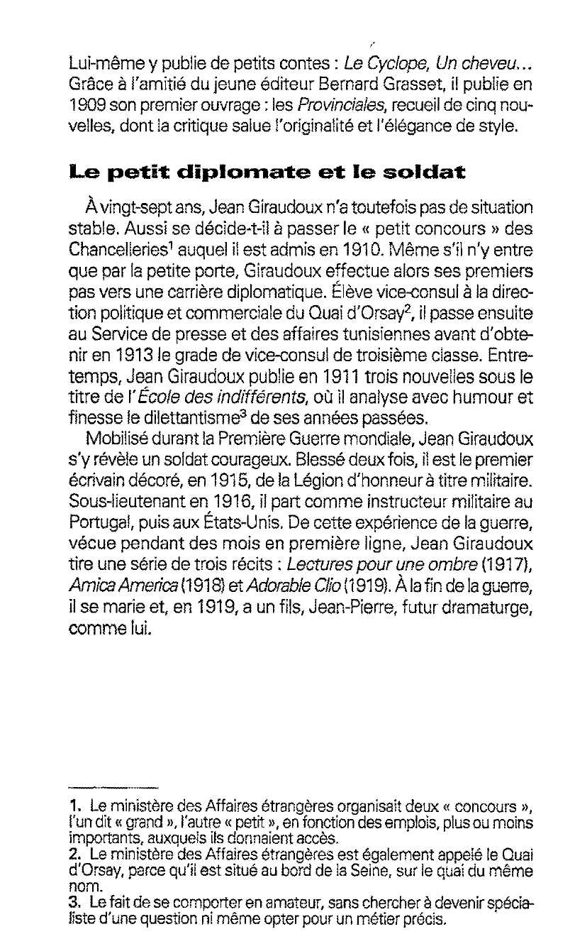 Prévisualisation du document Repères biographiques de Jean Giraudoux
