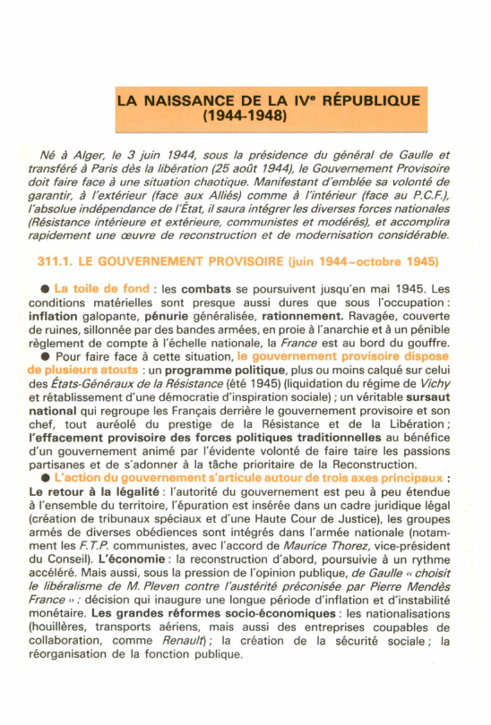 Prévisualisation du document République, IVe