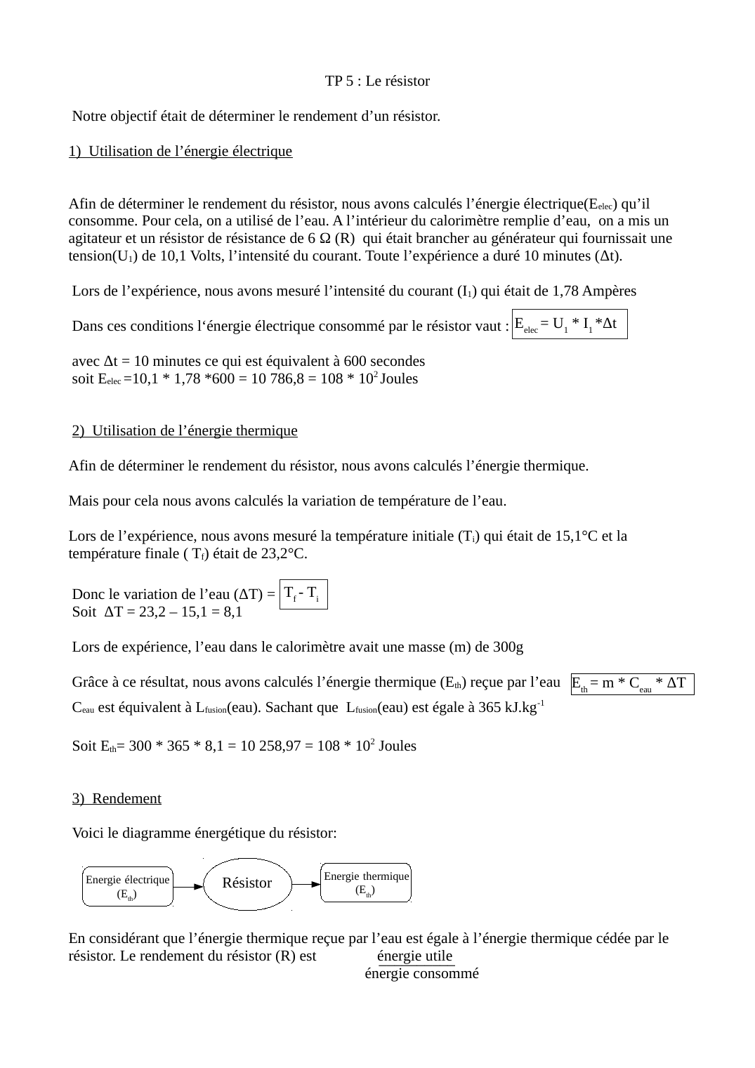 Prévisualisation du document Résistor