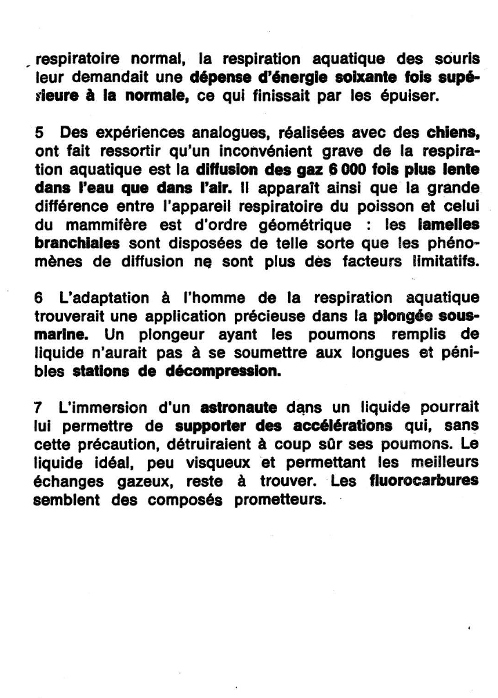 Prévisualisation du document Respiration aquatique