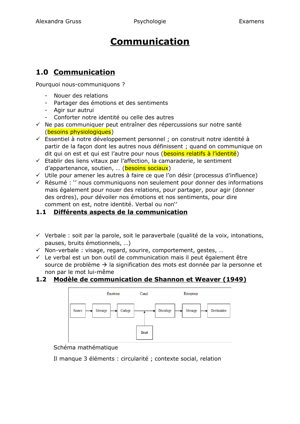 Prévisualisation du document résumé communication