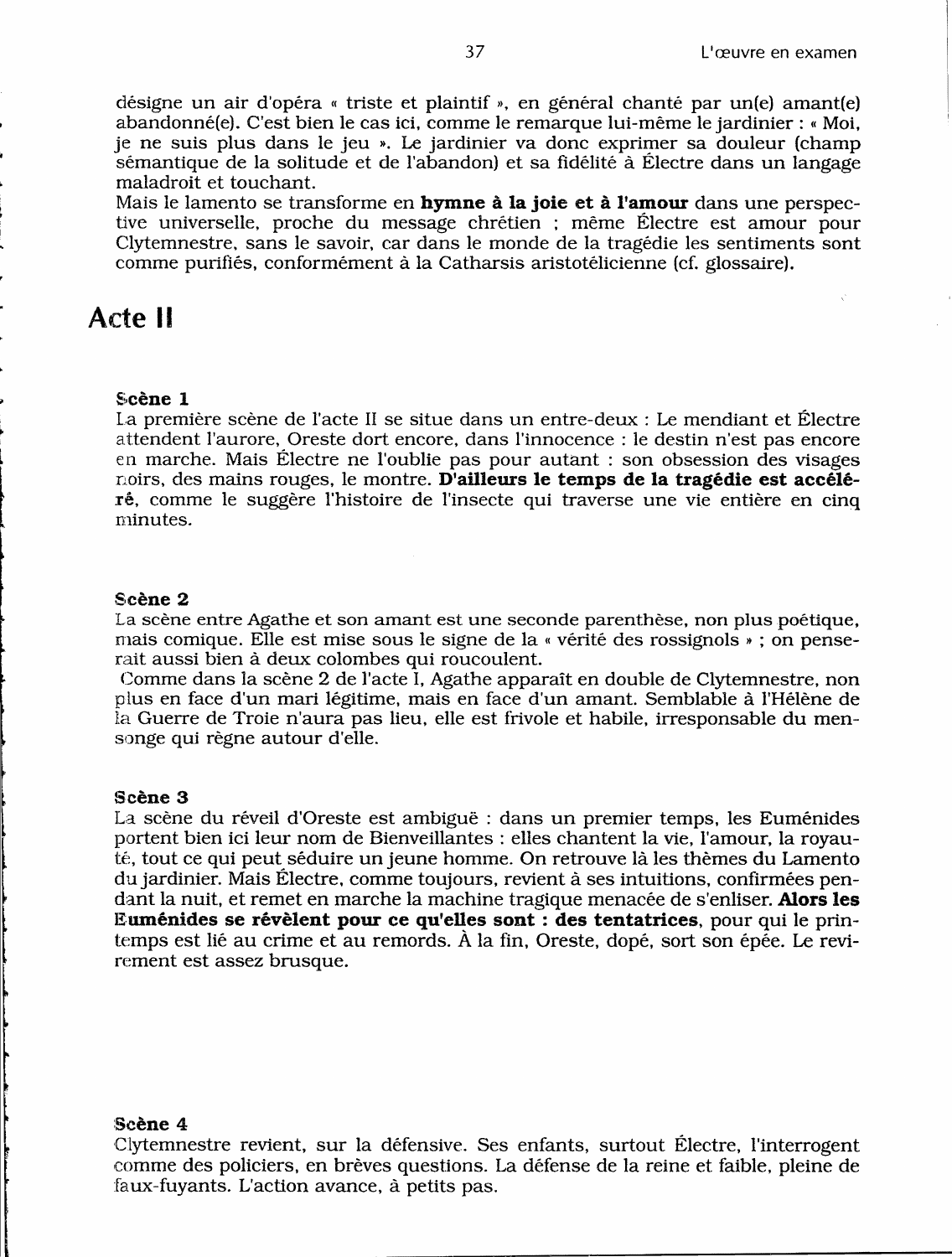 Prévisualisation du document Résumé de l'acte II d'Electre de Giraudoux (scène par scène)