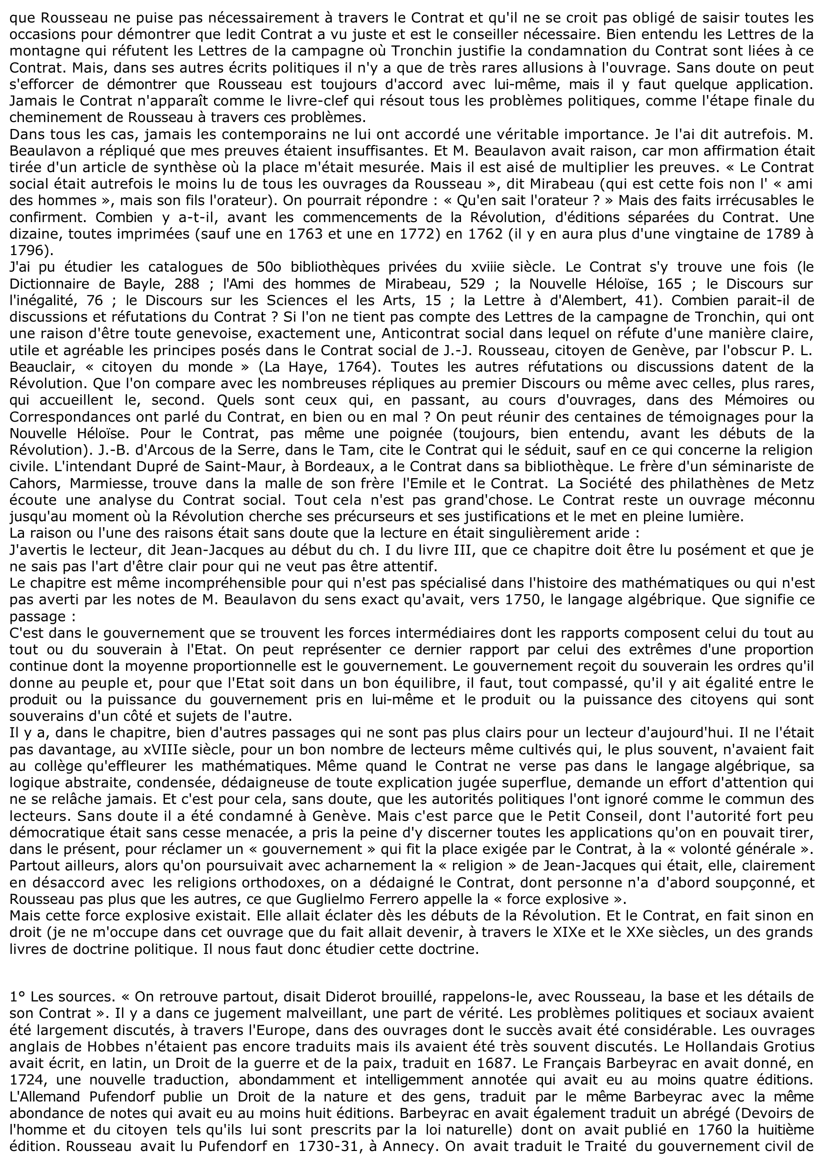 Prévisualisation du document RESUME DU CONTRAT SOCIAL DE ROUSSEAU