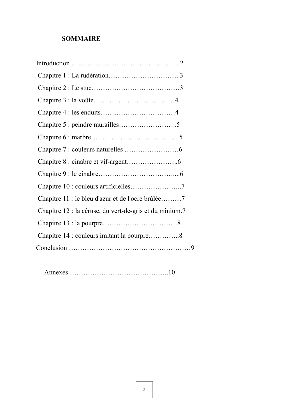 Prévisualisation du document résumé du livre 7 de vitruve