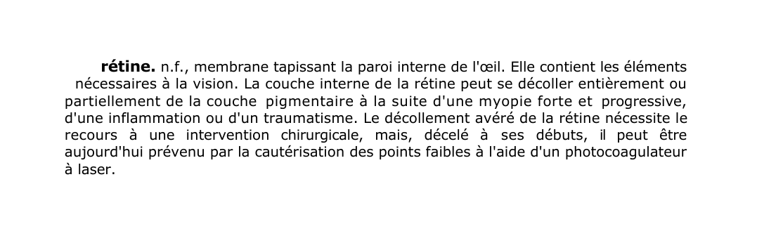 Prévisualisation du document rétine.
