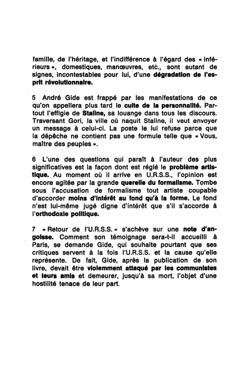Prévisualisation du document Retour de l'U.R.S.S. de Gide (André)