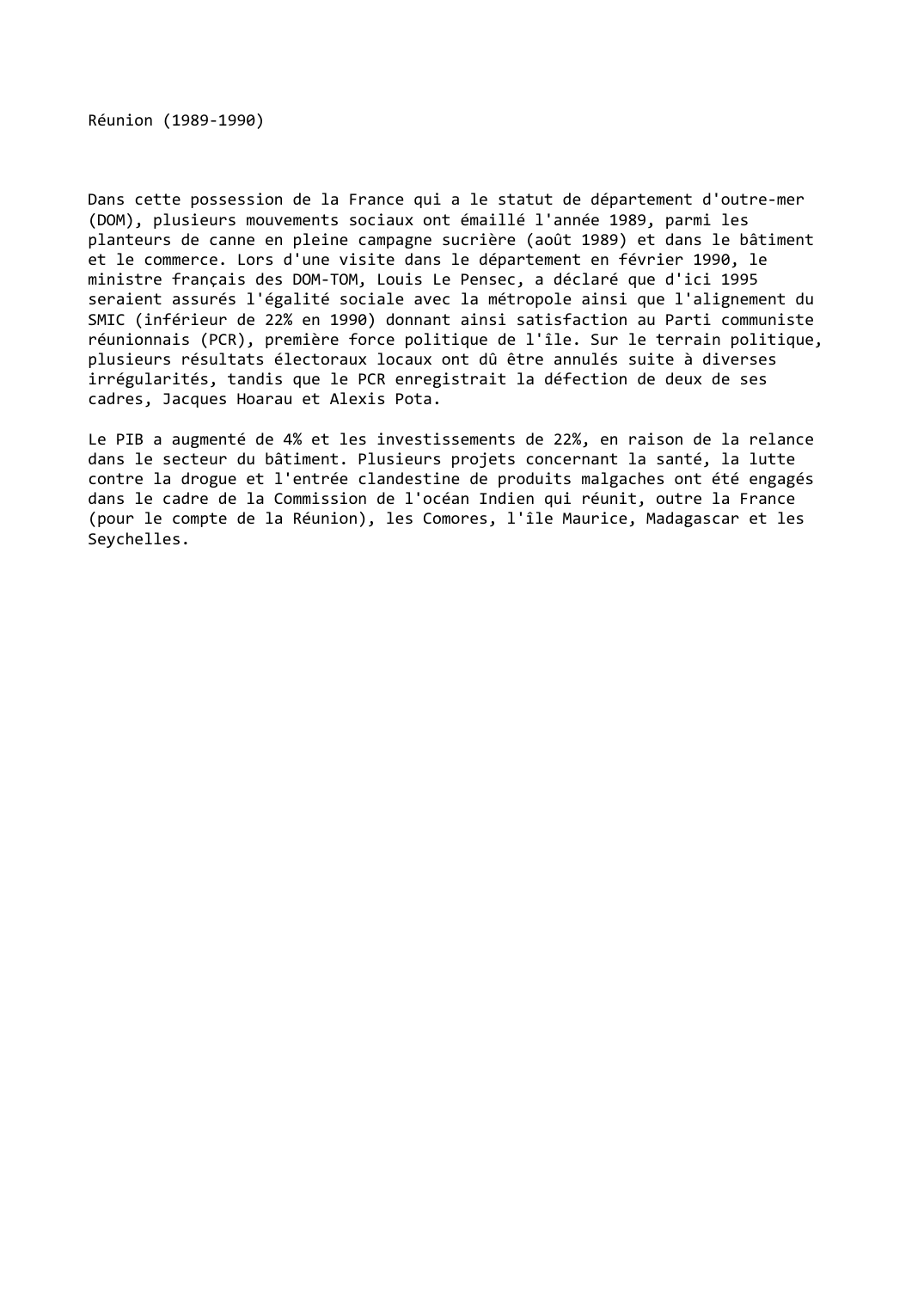 Prévisualisation du document Réunion (1989-1990)
