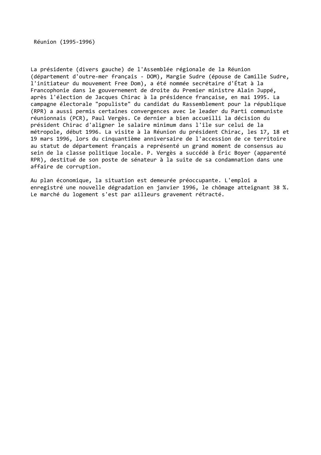 Prévisualisation du document Réunion (1995-1996)