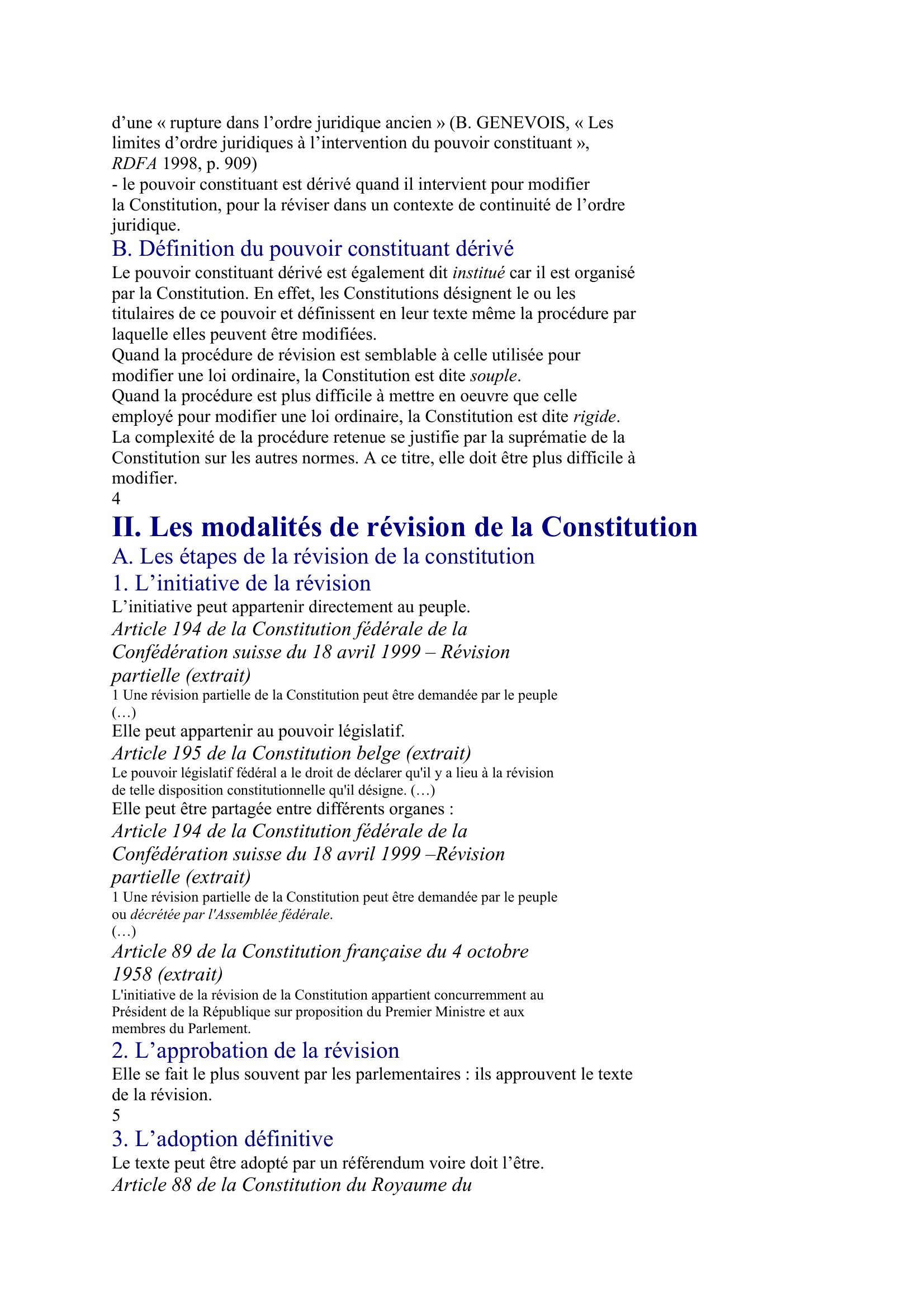 Prévisualisation du document REVISION DE LA CONSTITUTION