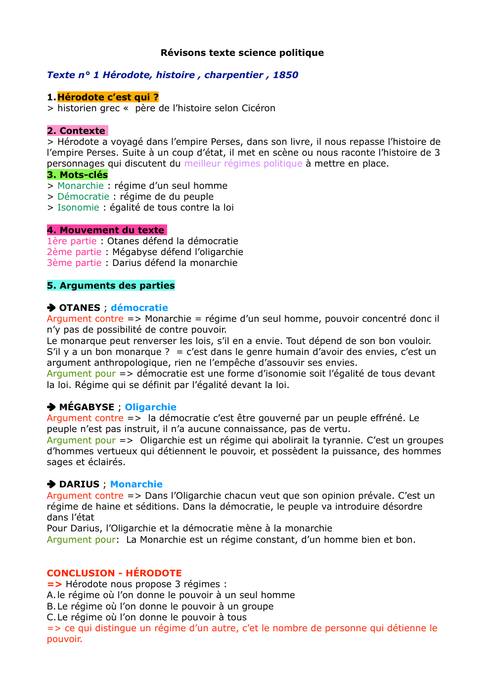 Prévisualisation du document Révison de textes en science politique