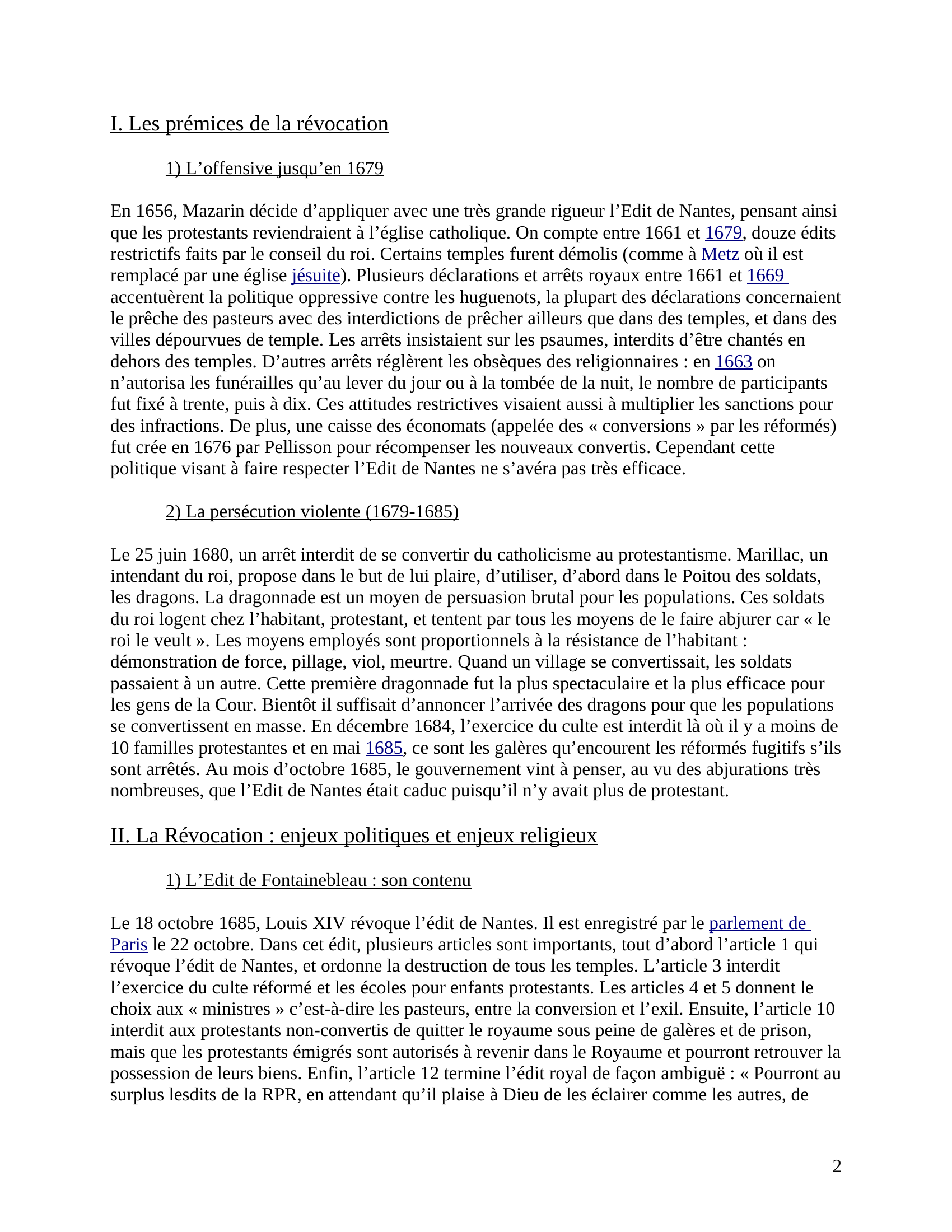 Prévisualisation du document Révocation Edit de Nantes