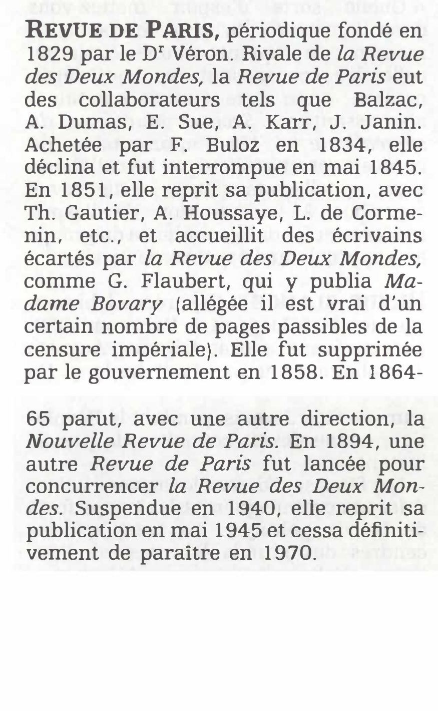 Prévisualisation du document Revue DE Paris