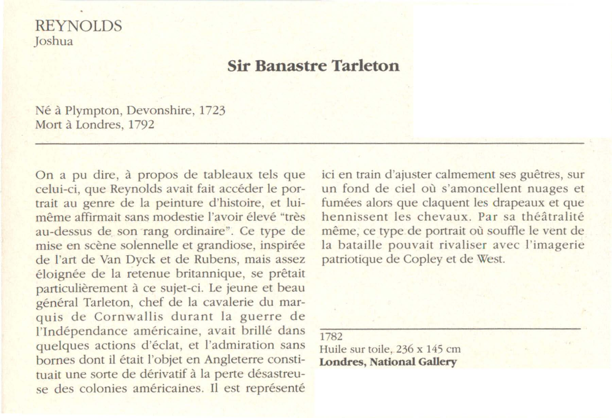 Prévisualisation du document REYNOLDS Joshua : Sir Banastre Tarleton