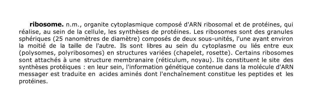 Prévisualisation du document ribosome.