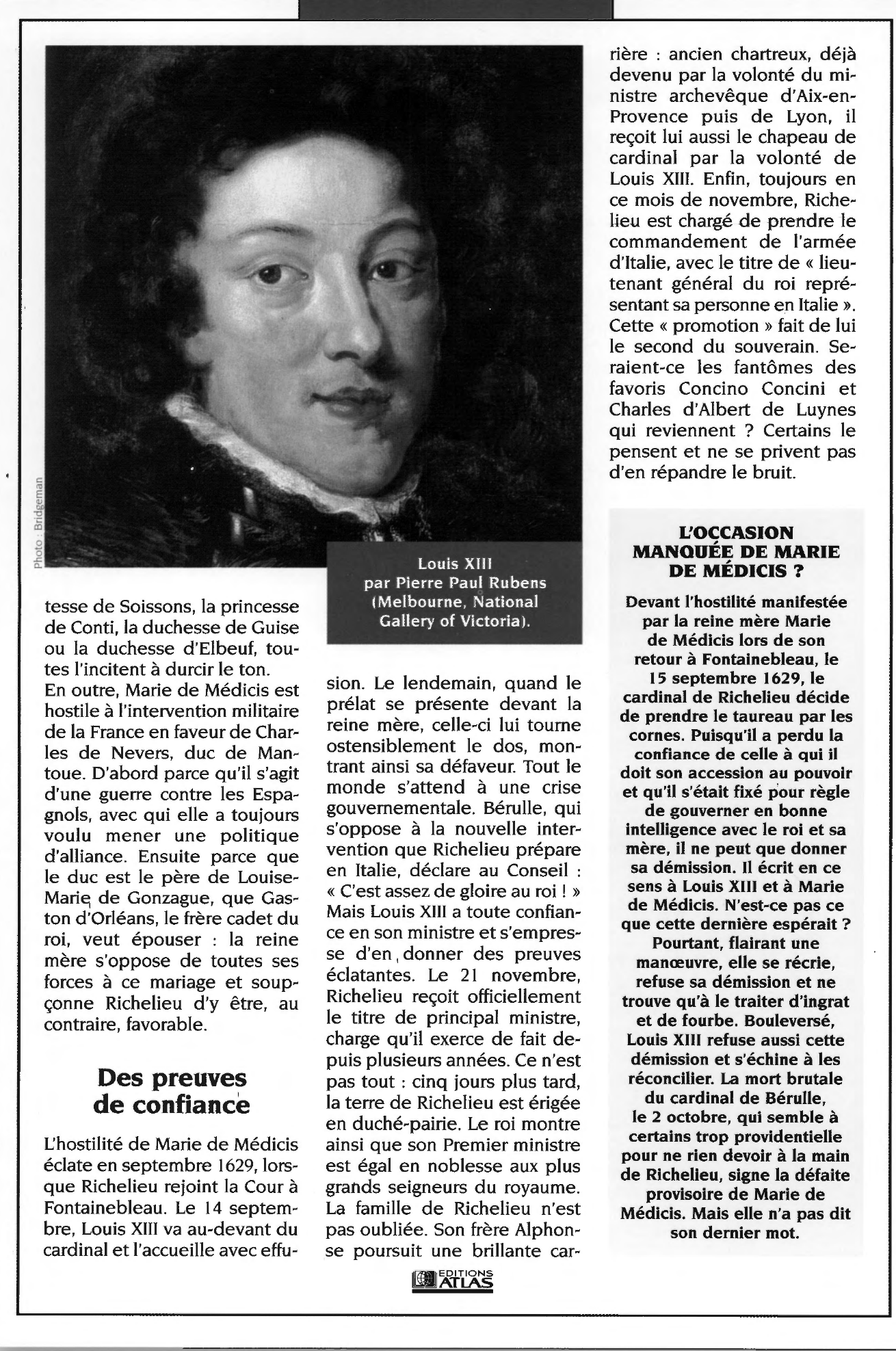Prévisualisation du document Richelieu devient le principal ministre de Louis XIII