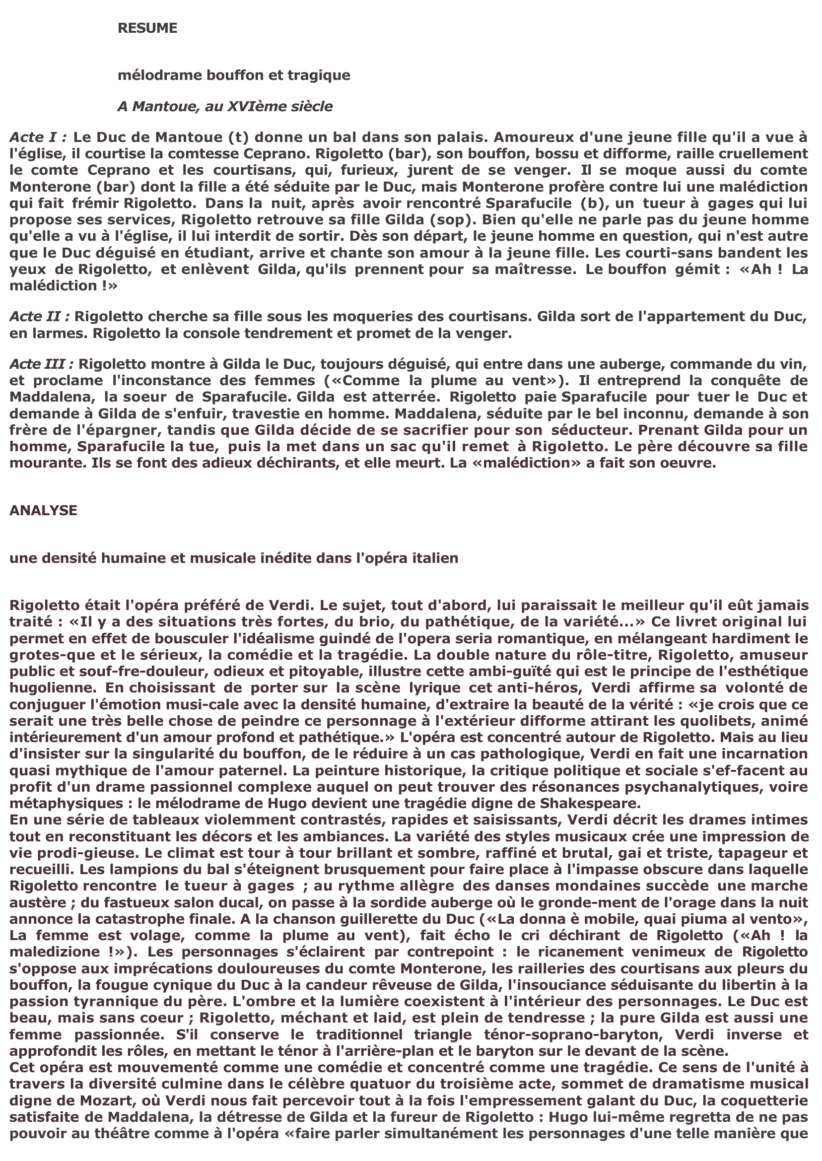 Prévisualisation du document RIGOLETTO  de Giuseppe VERDI