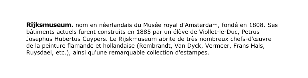 Prévisualisation du document Rijksmuseum.