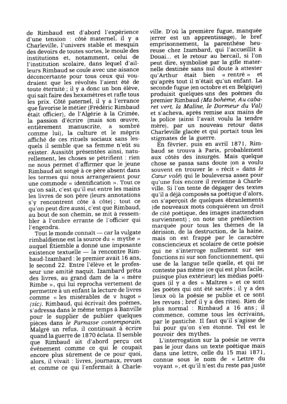 Prévisualisation du document RIMBAUD (Jean-Nicolas Arthur)