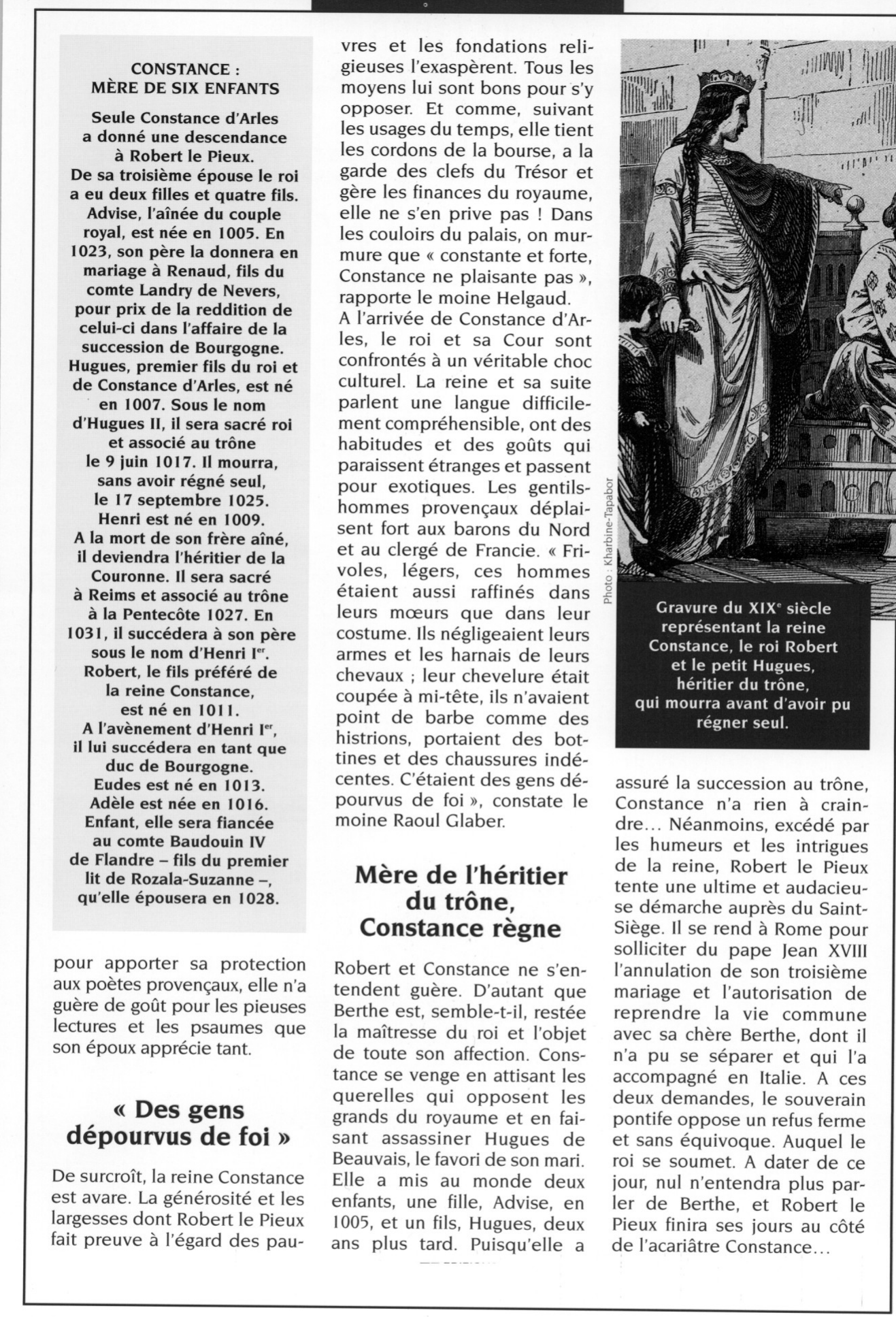 Prévisualisation du document Robert le Pieux et les femmes : Constance d'Arles,  la mère de l'héritier du trône