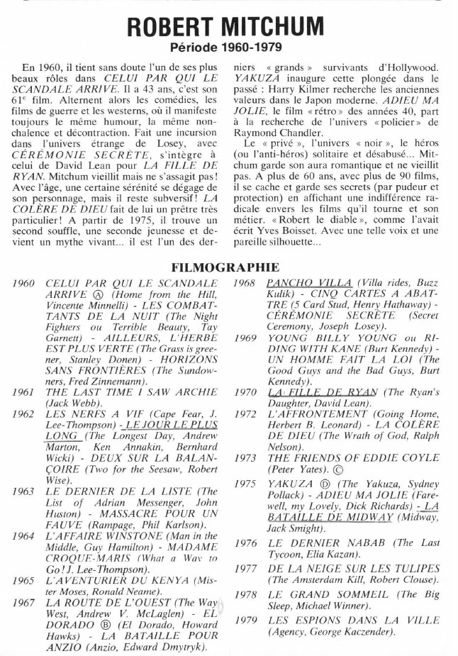 Prévisualisation du document ROBERT MITCHUM