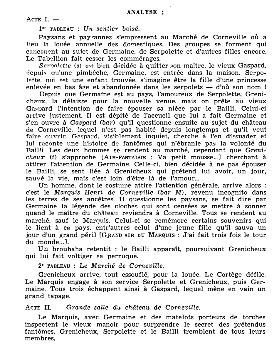 Prévisualisation du document Robert PLANQUETTE:LES CLOCHES DE CORNEVILLE (résumé et analyse de l’œuvre – Répertoire lyrique)