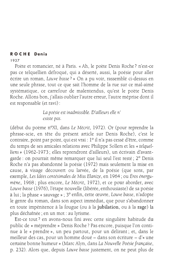 Prévisualisation du document ROCHE Denis