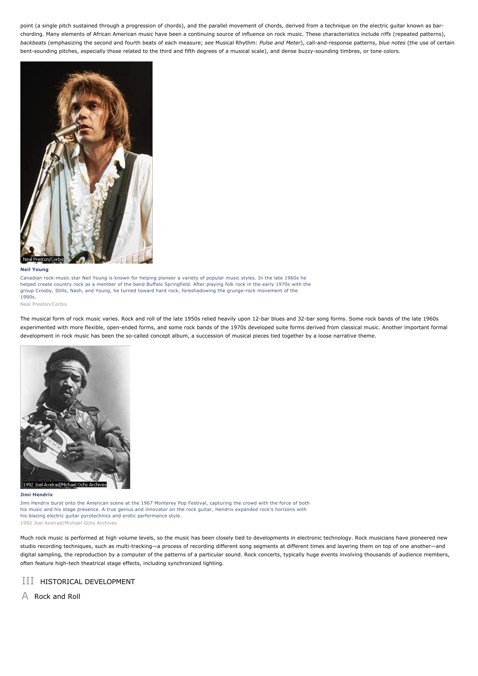 Prévisualisation du document Rock Music
I

INTRODUCTION

Carlos Santana
Mexican-born guitarist Carlos Santana became a superstar in the late 1960s with a string of hits and an appearance at the
famous Woodstock rock festival in 1969.