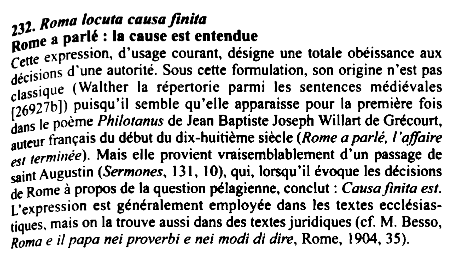 Prévisualisation du document Roma locuta causa finita