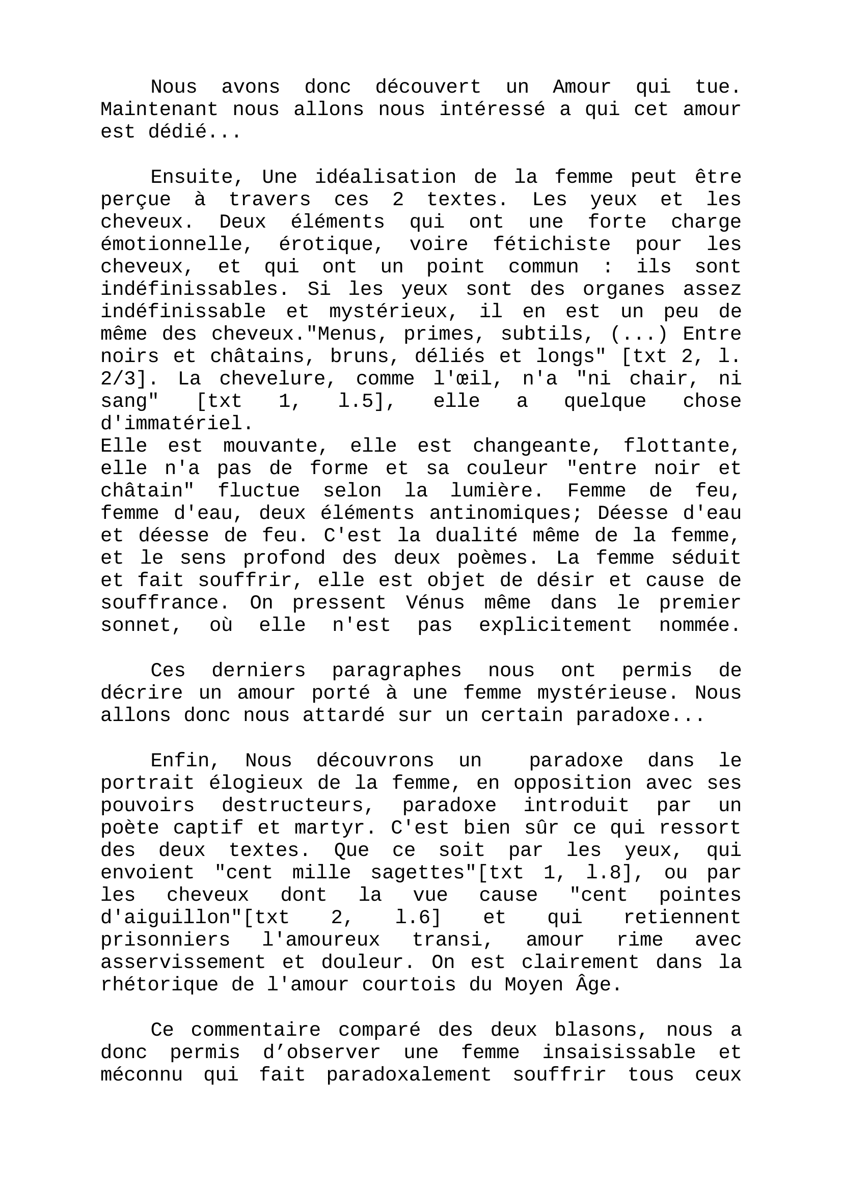 Prévisualisation du document Ronsard - Commentaire comparé de français : sonnets XXXIX et LI publié en 1578 dans le recueil : Le second livre des sonnets pour Hélène