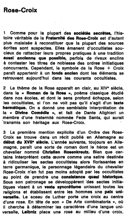 Prévisualisation du document Rose-Croix