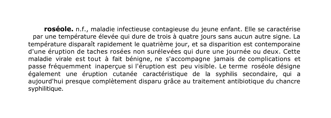 Prévisualisation du document roséole.