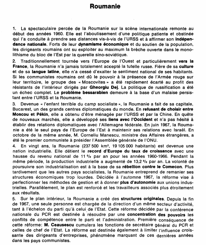 Prévisualisation du document Roumanie