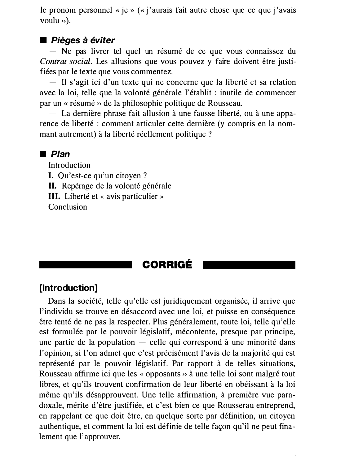 Prévisualisation du document ROUSSEAU: Comment le suffrage individuel peut-il se tromper dans le repérage de la volonté générale ?