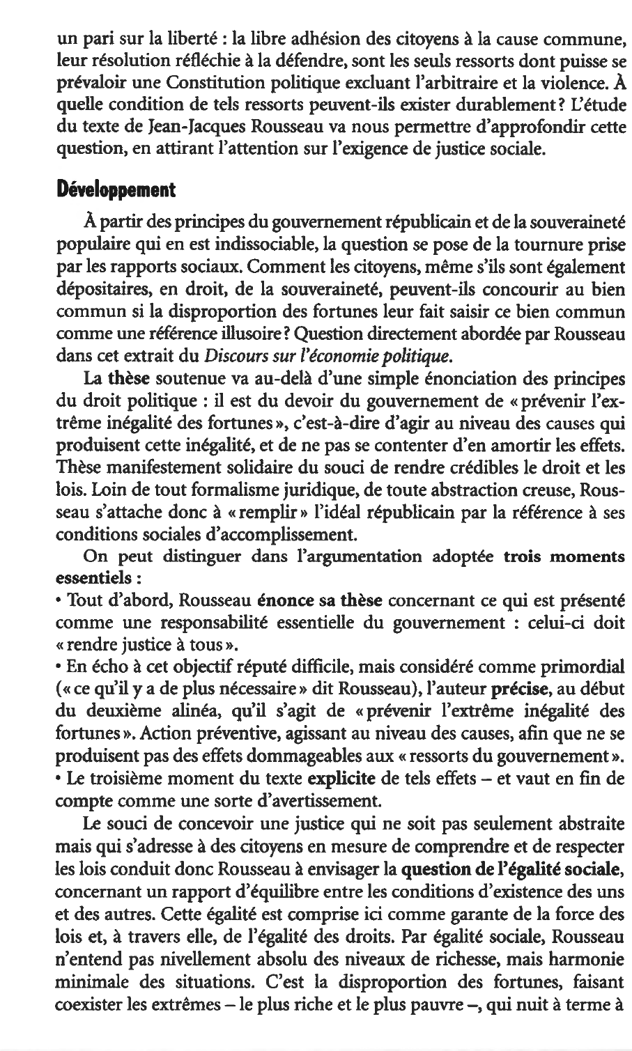 Prévisualisation du document Rousseau, Discours sur l'économie politique