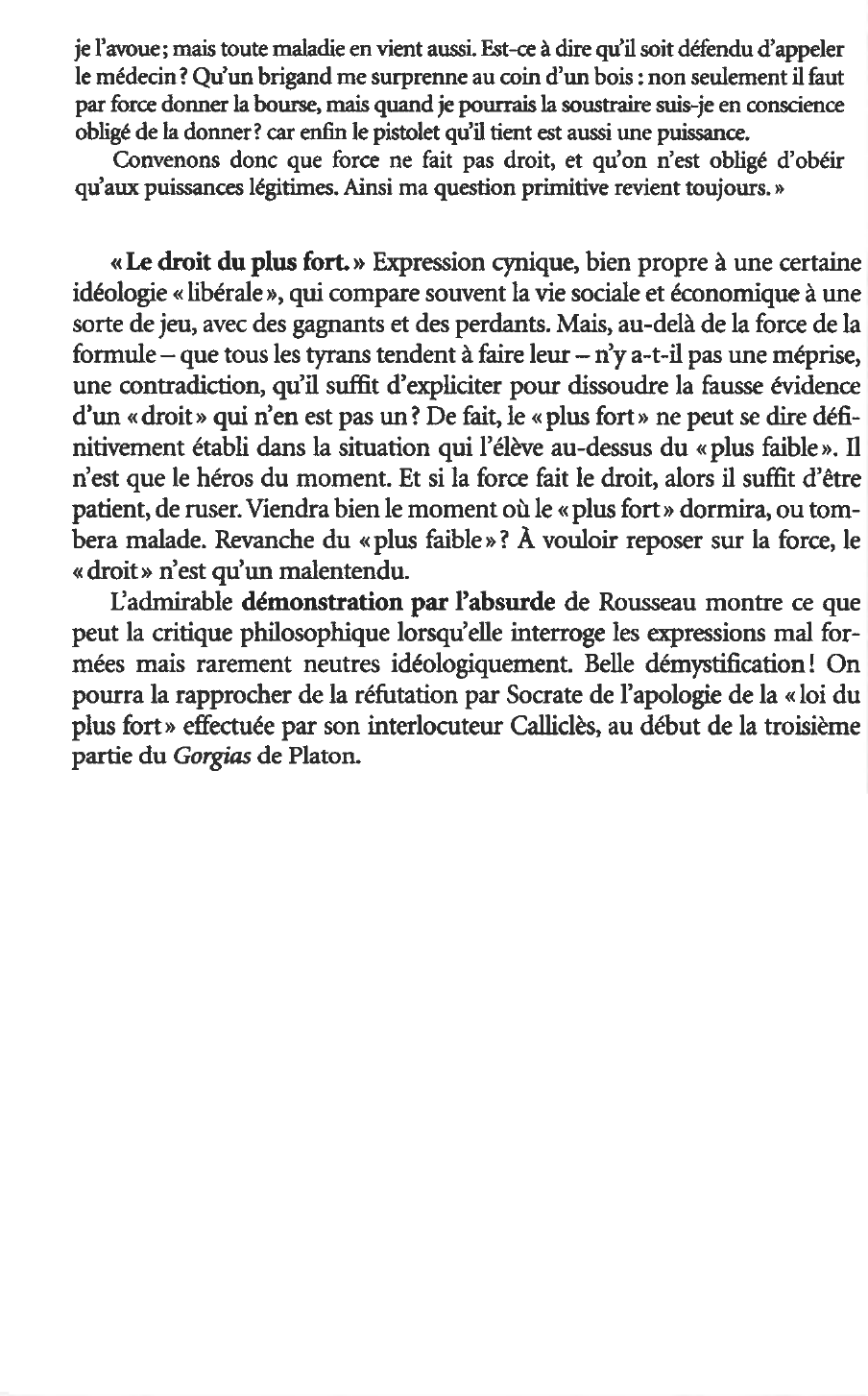 Prévisualisation du document Rousseau, Du contrat social, livre 1, chapitre III