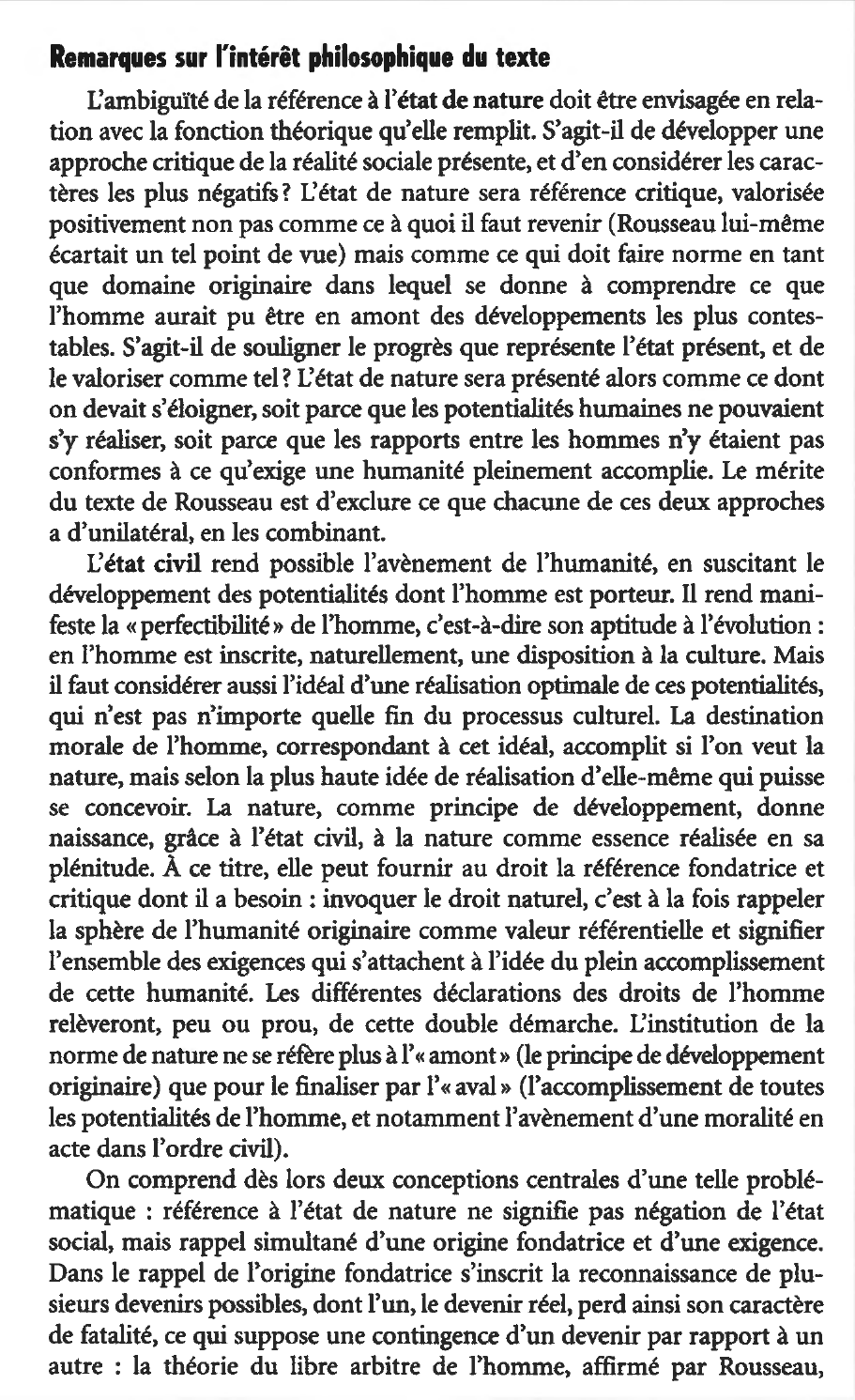 Prévisualisation du document Rousseau, Du contrat social, livre 1, chapitre VIII