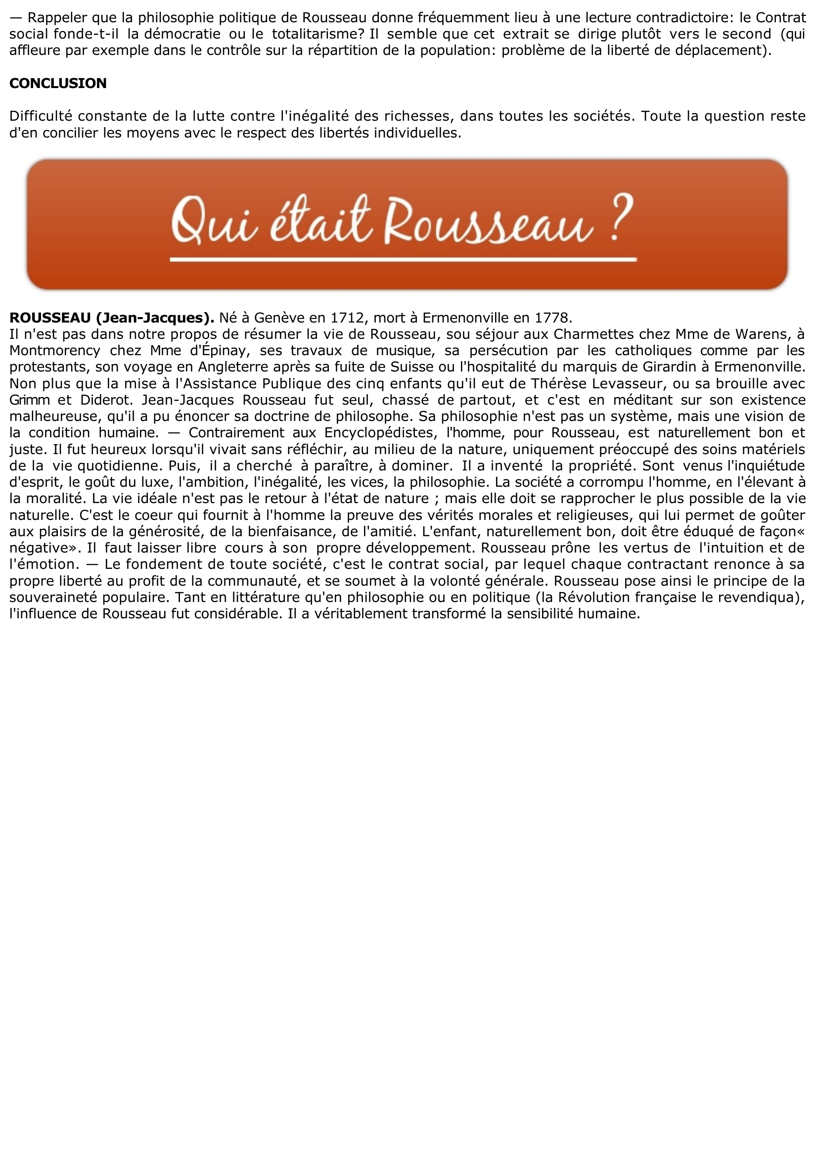 Prévisualisation du document Rousseau et la justice de l'impôt