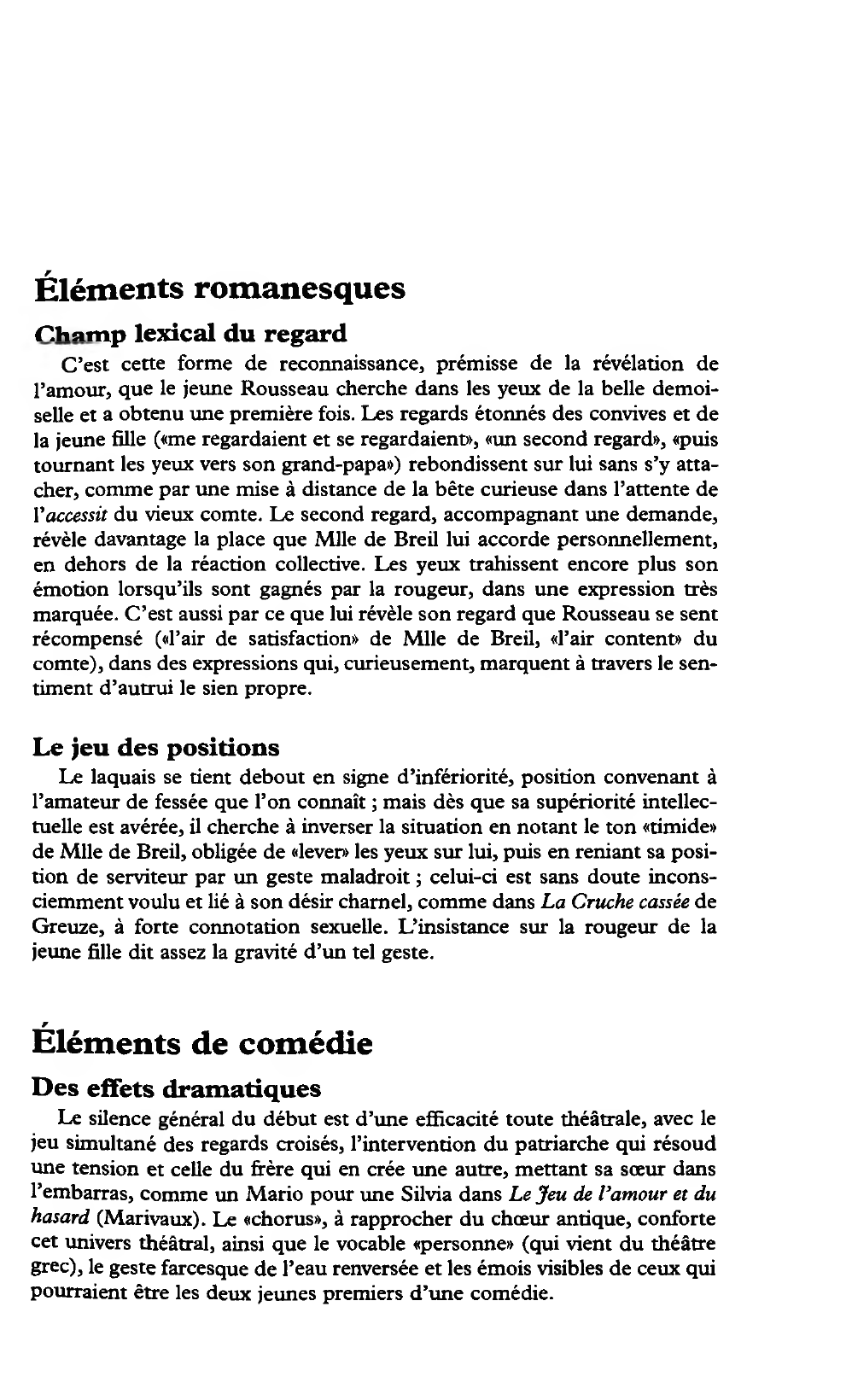 Prévisualisation du document Rousseau - Les Confessions: l'amour-propre