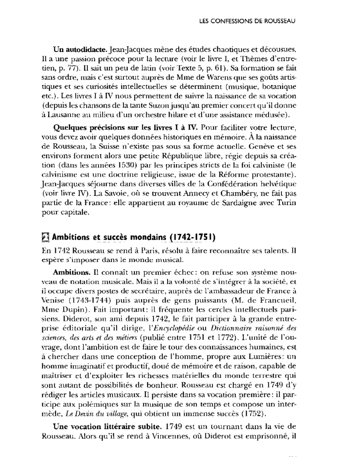 Prévisualisation du document Rousseau: l'homme et son oeuvre