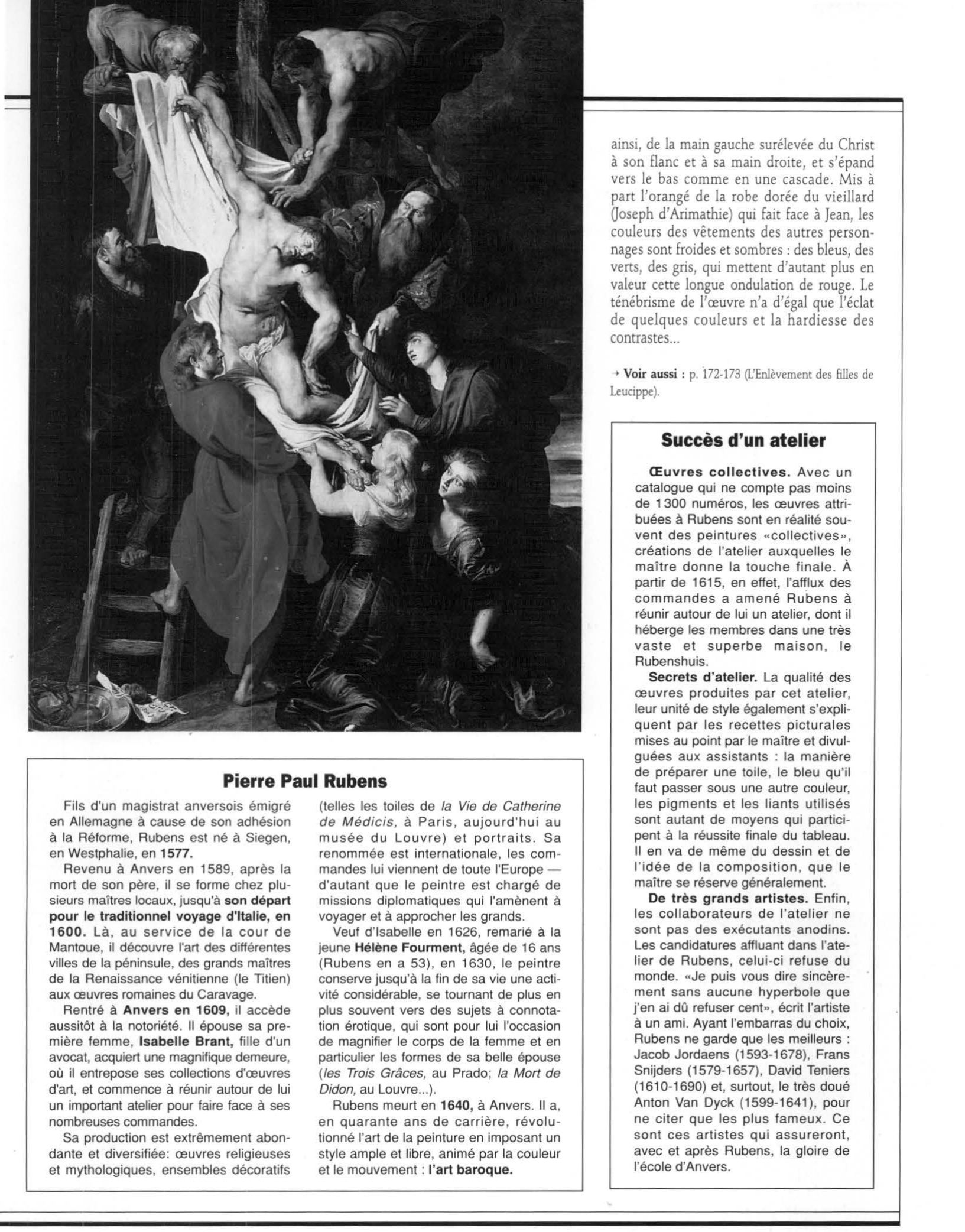 Prévisualisation du document Rubens :  LA DESCENTE DE CROIX