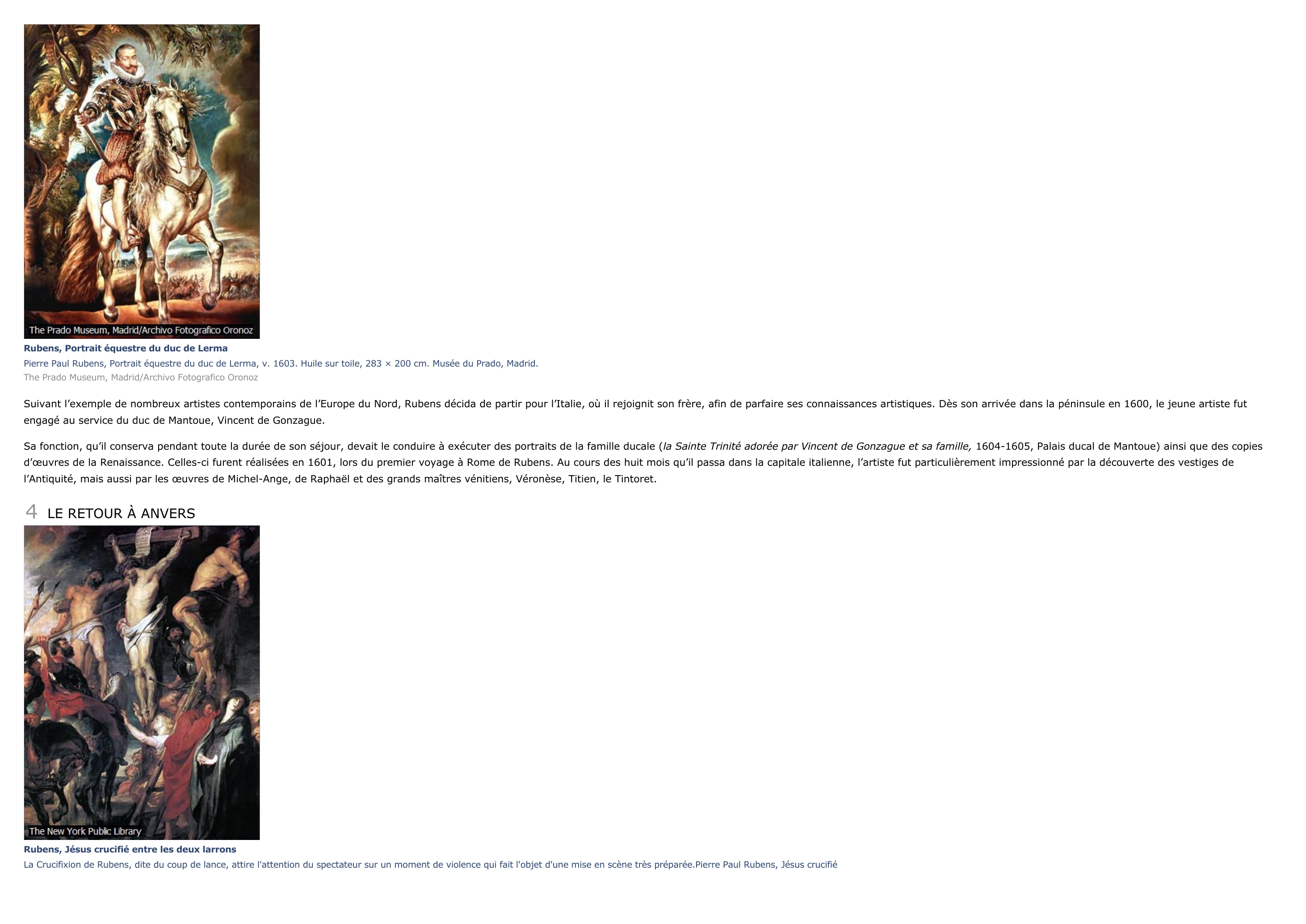 Prévisualisation du document Rubens, Pierre Paul - vie et oeuvre du peintre.
