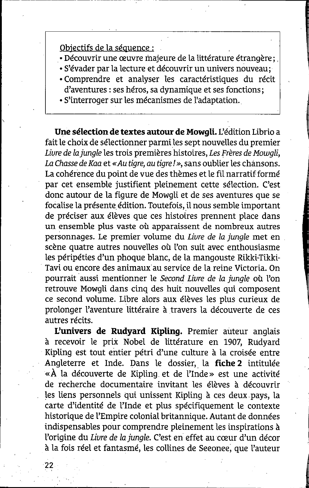 Prévisualisation du document Rudyard Kipling : Le Livre de la jungle