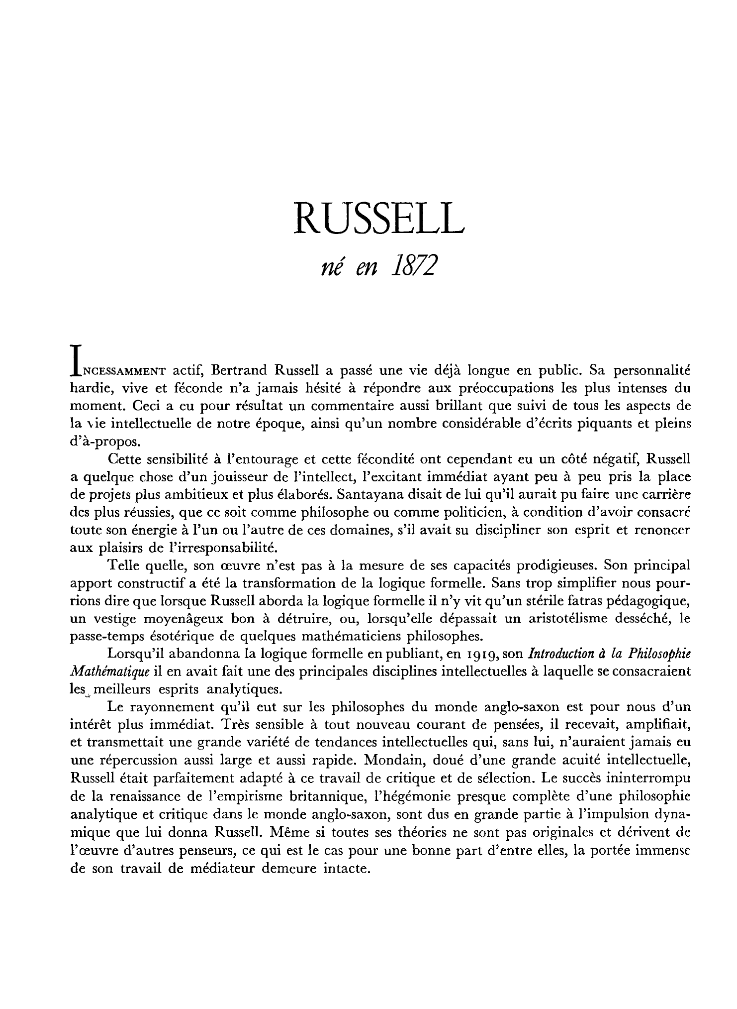 Prévisualisation du document Russell (Bertrand)