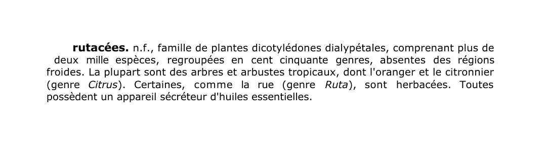 Prévisualisation du document rutacées.