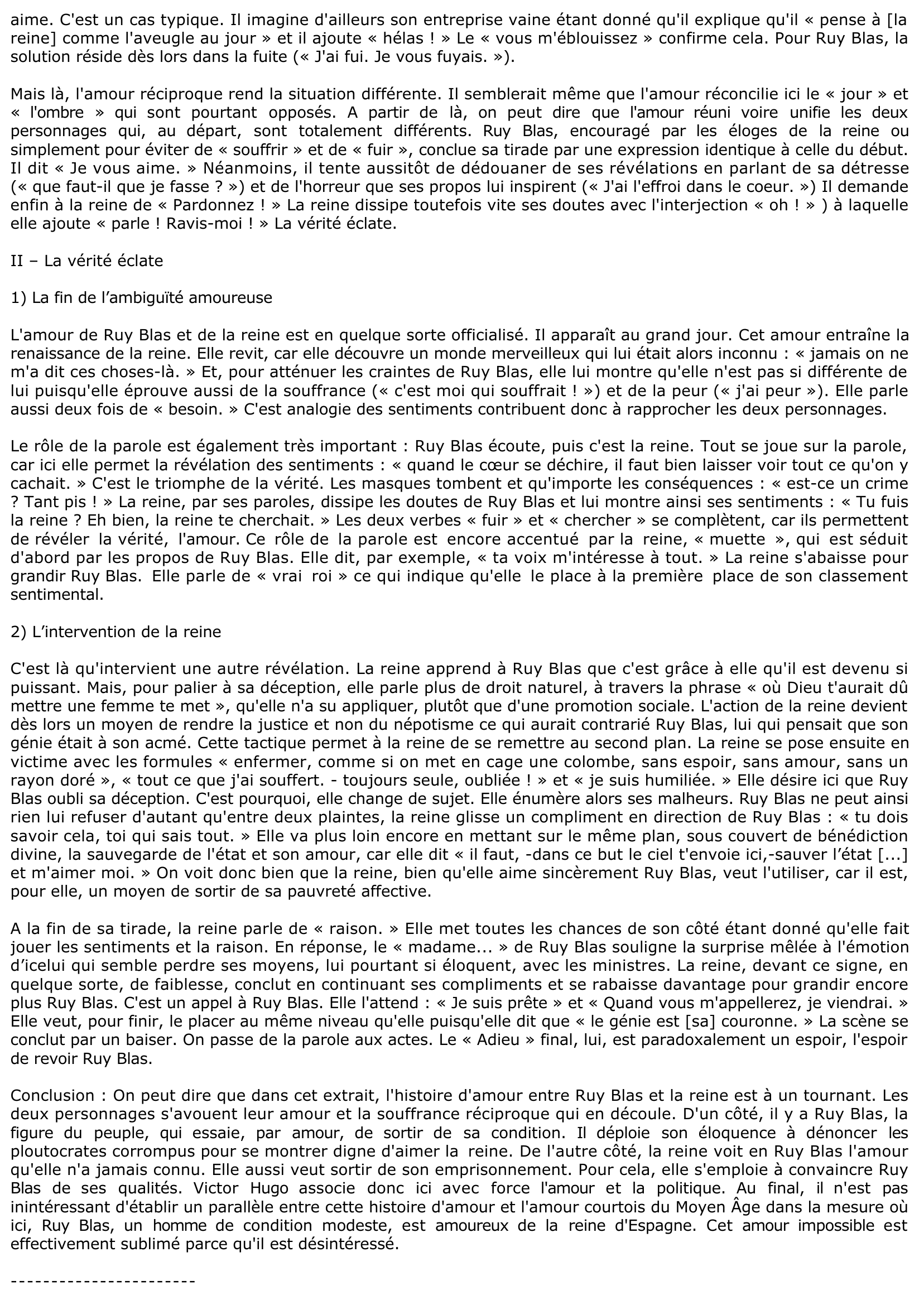 Prévisualisation du document Ruy Blas, par Victor Hugo : Acte III, scène 3