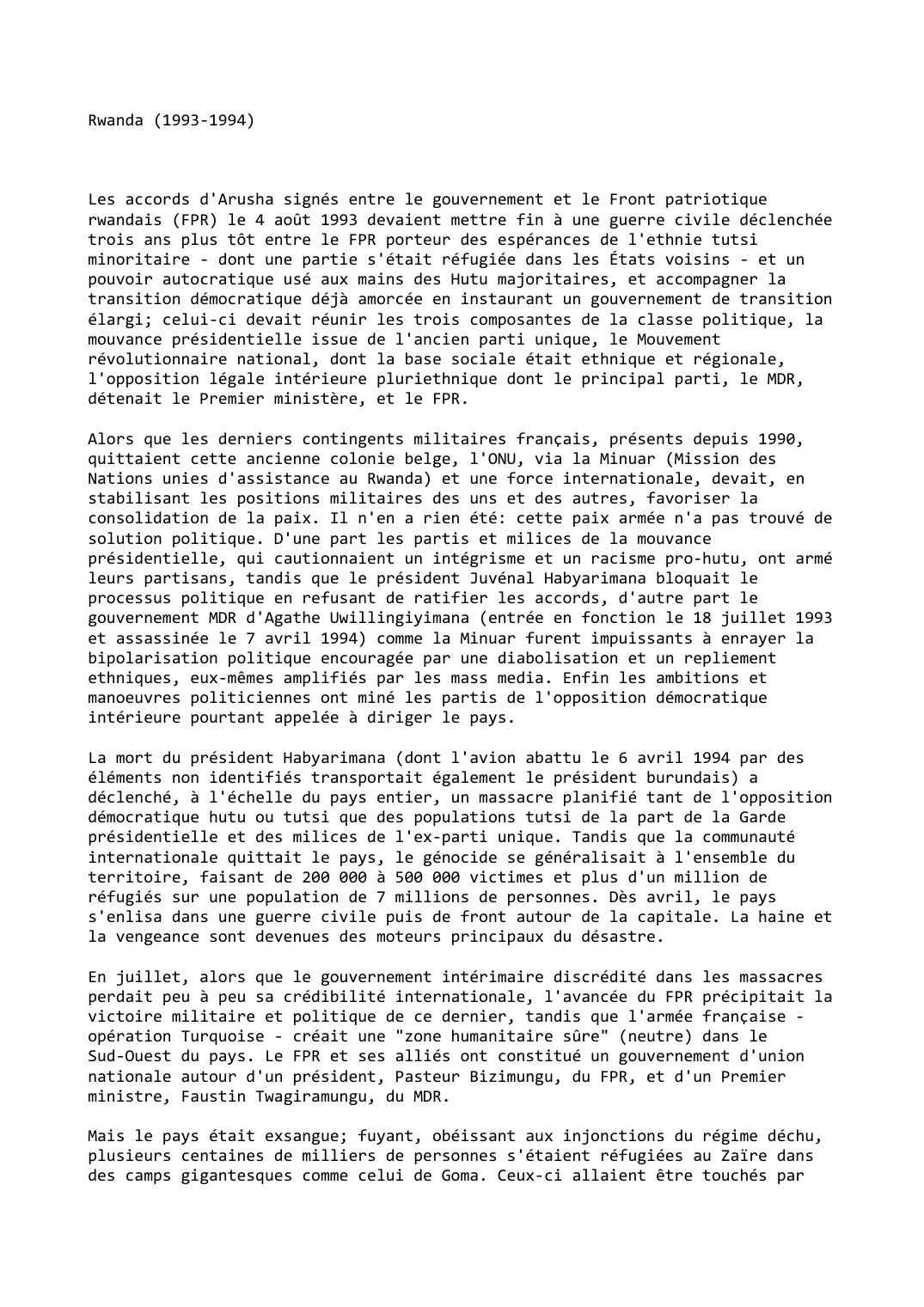 Prévisualisation du document Rwanda (1993-1994)