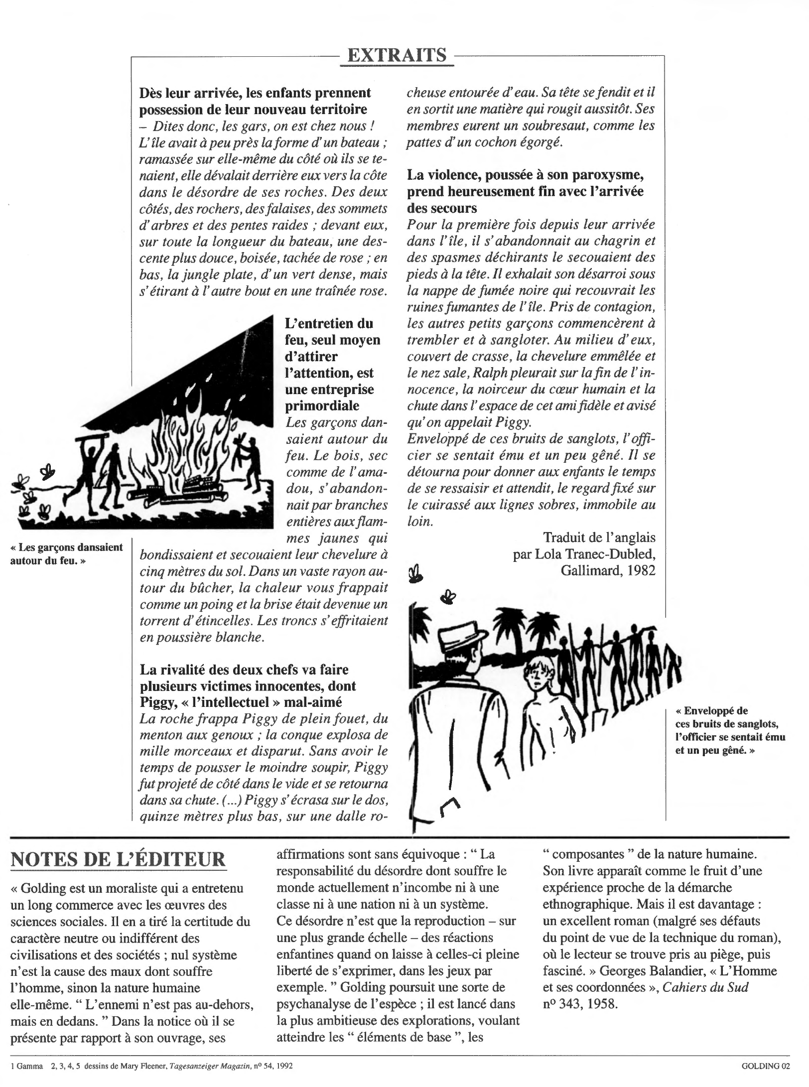 Prévisualisation du document Sa majesté des mouches