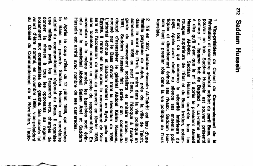 Prévisualisation du document Saddam Hussein